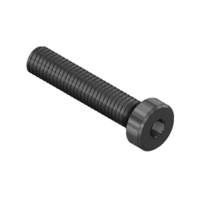 MODULAR SOLUTIONS BLACK OXIDE PLATED FASTENER&lt;BR&gt;M8 X 25MM LOW HEAD SOCKET CAP SCREW